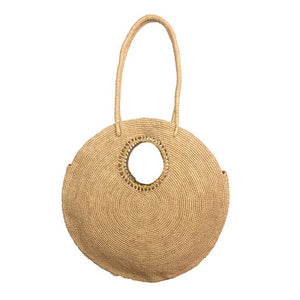 MADE IN MADA Bebisoa Bag - Natural and Yellow HANDBAG - Zabecca Living