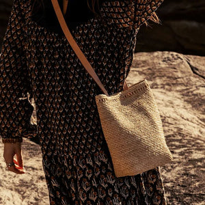 MADE IN MADA Tambatra Bag - Natural Beach Bag - Zabecca Living