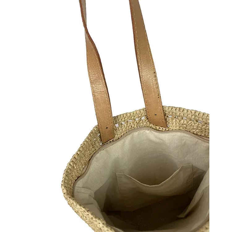 MADE IN MADA Tambatra Bag - Natural Beach Bag - Zabecca Living