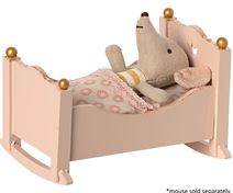 MAILEG Baby Mouse Cradle - Rose KIDS (5+ Yrs) - Zabecca Living