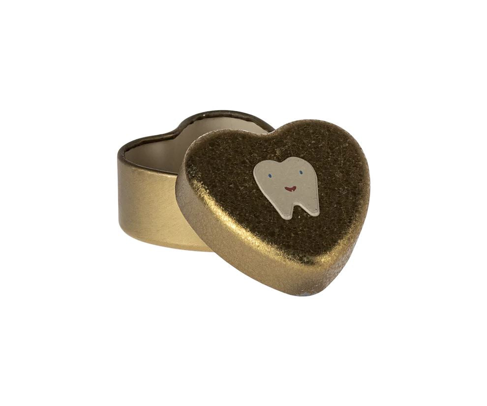MAILEG Tooth Box - Gold KIDS (5+ Yrs) - Zabecca Living