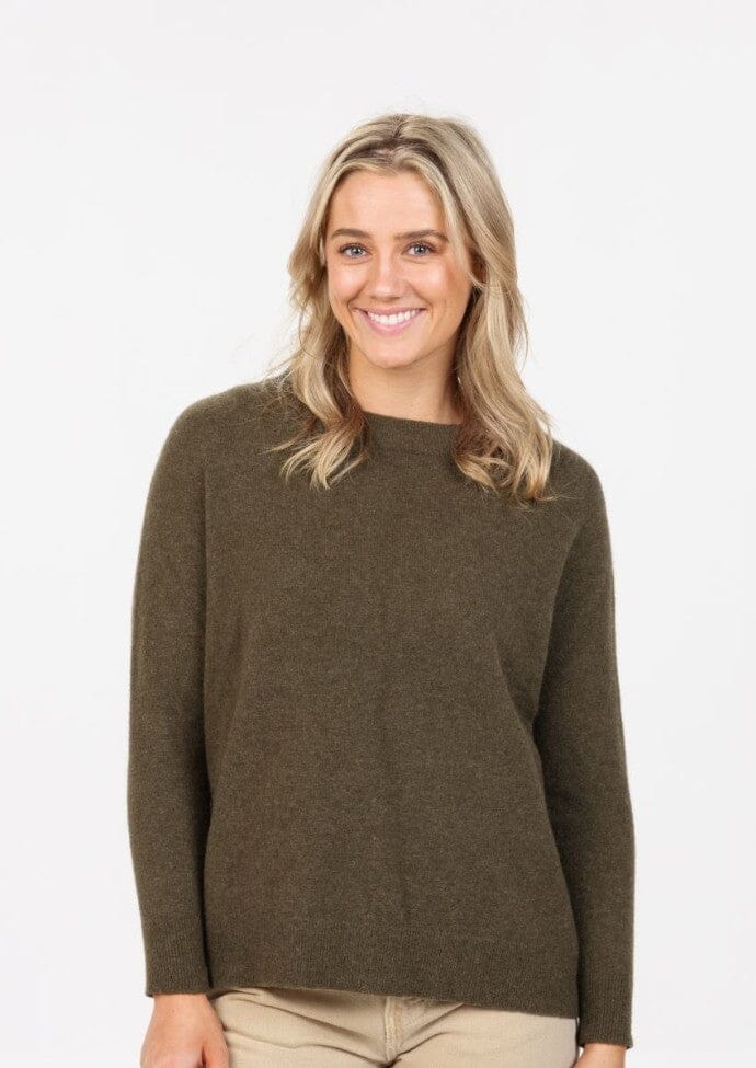 MANAWATU KNITTING MILLS Lounge Sweater - Fern - Zabecca Living