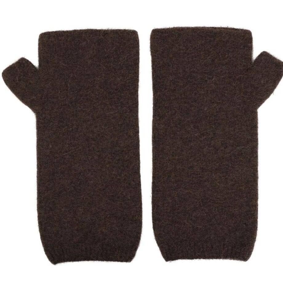 MANAWATU KNITTING MILLS Wristwarmer - Cocoa 050 - Zabecca Living