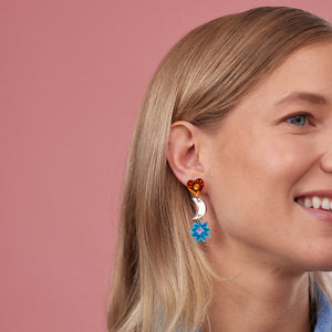 MARTHA JEAN Mia Earrings - Rainbow Earrings - Zabecca Living