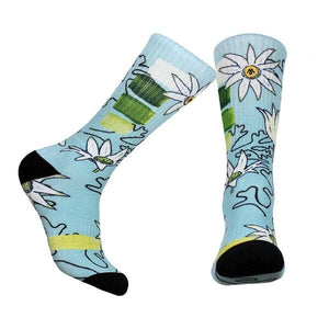 MENNIE Flannel Flower Socks Socks - Zabecca Living
