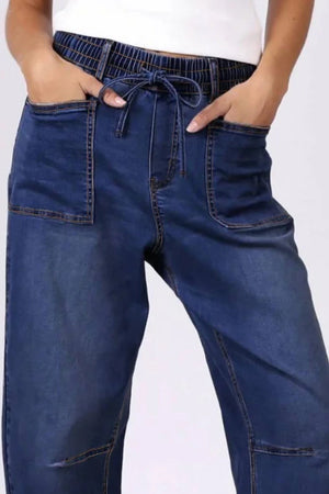 MONACO JEANS Leo Barrel Jeans - Ink JEANS - Zabecca Living