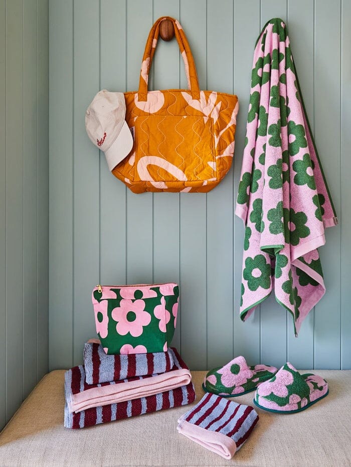 MOSEY ME Flowerbed Bath Towel BATHROOM - Zabecca Living