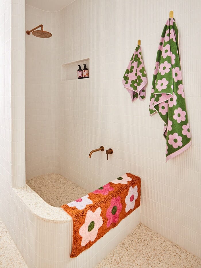 MOSEY ME Flowerbed Hand Towel Hand Towel - Zabecca Living