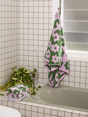 MOSEY ME Flowerbed Hand Towel Hand Towel - Zabecca Living