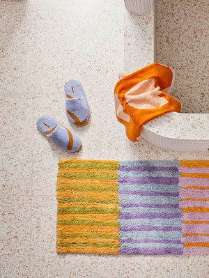 MOSEY ME Strokes Bath Runner BATHROOM - Zabecca Living