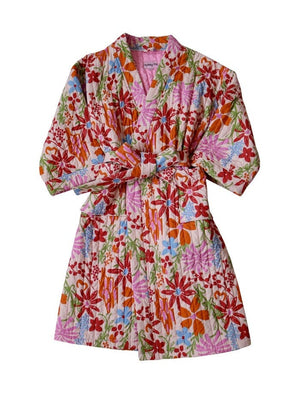 MOSEY ME Winter Garden Quilted Robe Sleepwear - Zabecca Living
