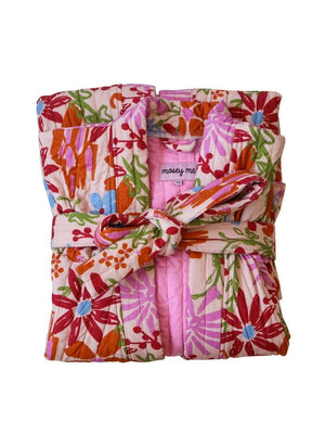 MOSEY ME Winter Garden Quilted Robe Sleepwear - Zabecca Living
