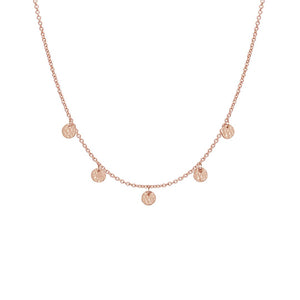 MURKANI Grace Disc Choker - Rose Gold Plate Necklace - Zabecca Living
