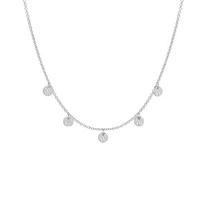 MURKANI Grace Disc Choker - Sterling Silver Necklace - Zabecca Living