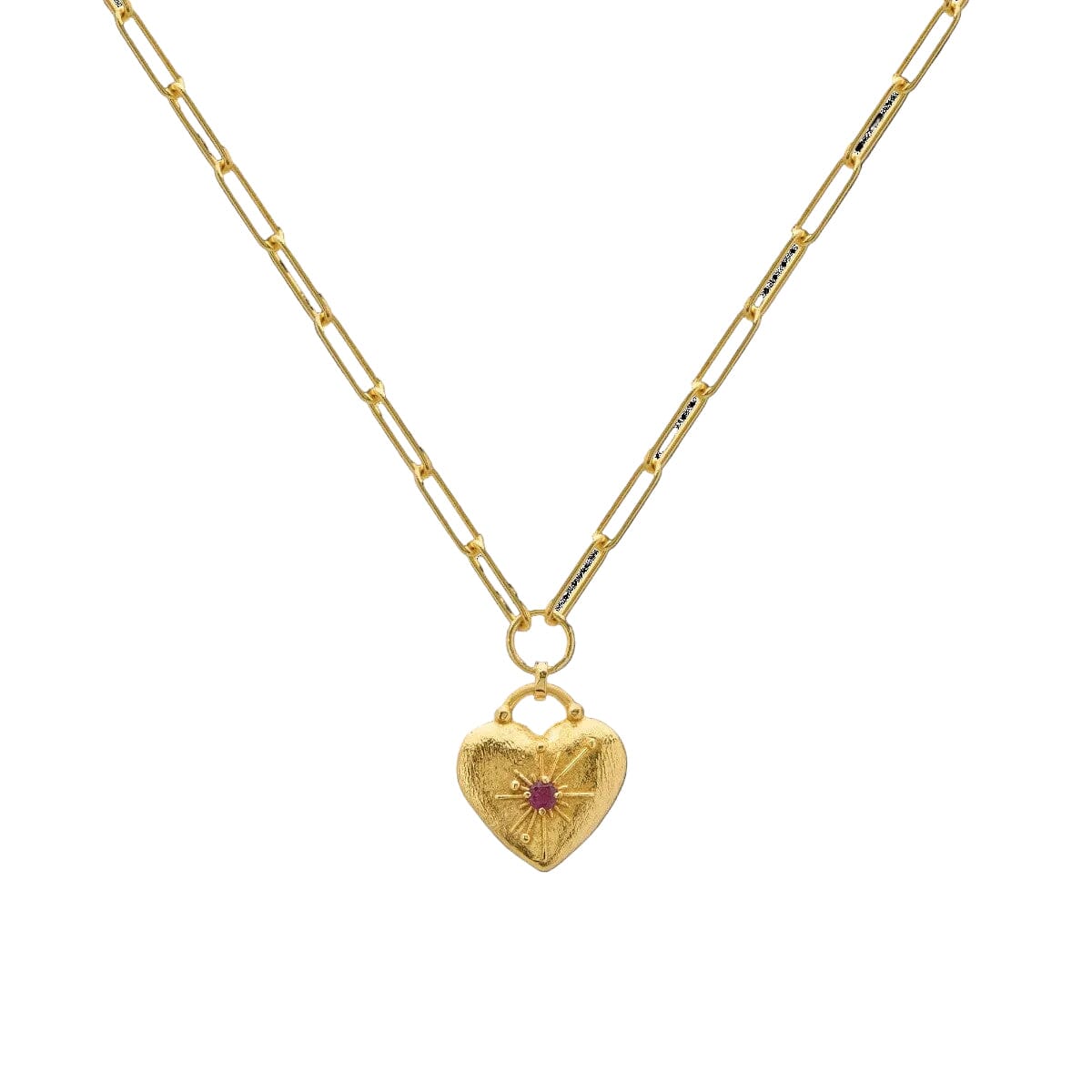 MURKANI Love You Large Heart Necklace Necklace - Zabecca Living