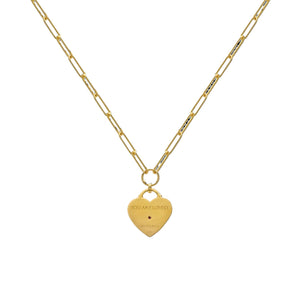 MURKANI Love You Large Heart Necklace Necklace - Zabecca Living