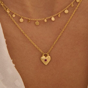 MURKANI Love You Small Heart Necklace Necklace - Zabecca Living