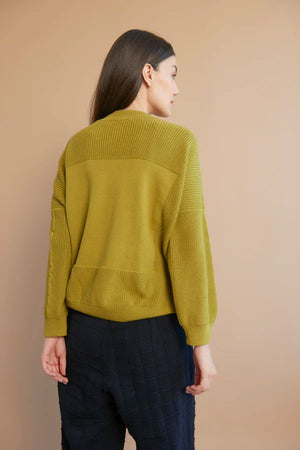 OAT AVA Moa Jumper - Pistachio Jumpers + Knitwear - Zabecca Living