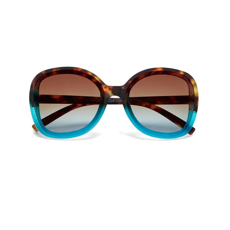 OKKIA Anna Sunglasses - Havana & Blue Sunglasses - Zabecca Living