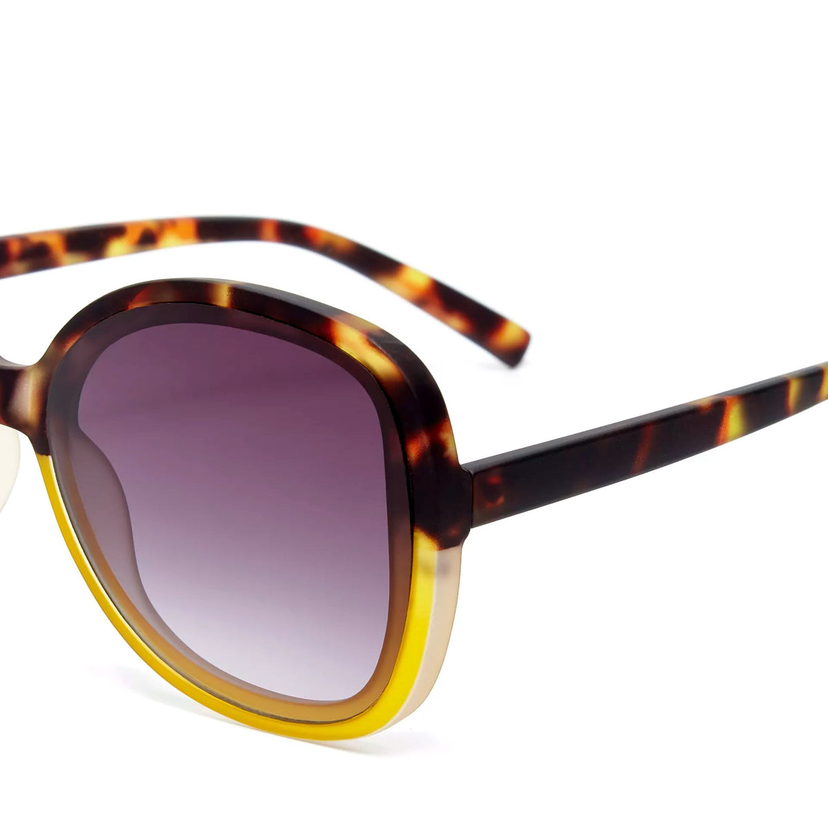 OKKIA Anna Sunglasses - Havana Yellow Sunglasses - Zabecca Living
