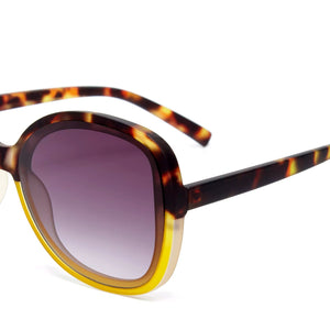 OKKIA Anna Sunglasses - Havana Yellow Sunglasses - Zabecca Living