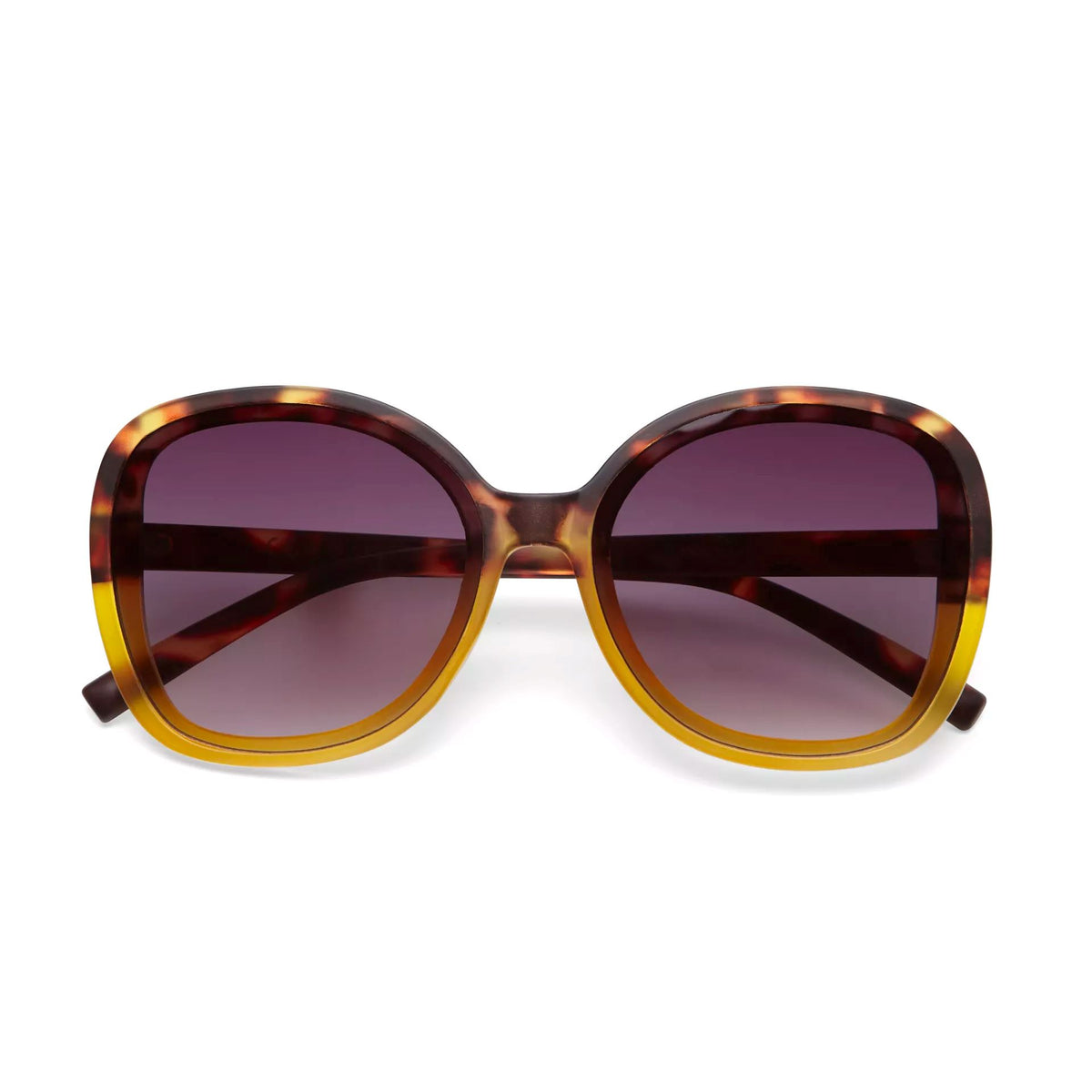 OKKIA Anna Sunglasses - Havana Yellow Sunglasses - Zabecca Living