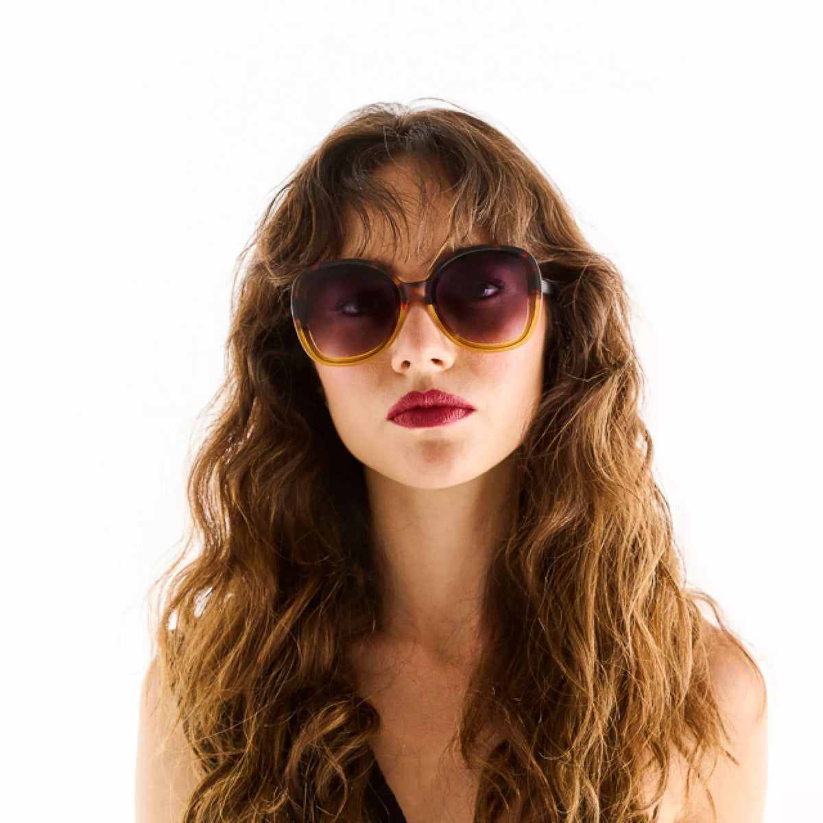 OKKIA Anna Sunglasses - Havana Yellow Sunglasses - Zabecca Living