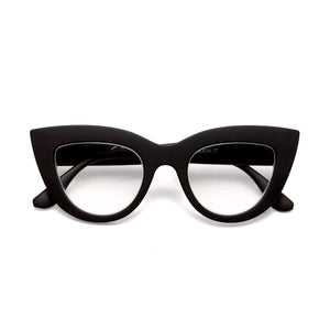 OKKIA Claudia Big Cat Eye Sunglasses - Black Sunglasses - Zabecca Living