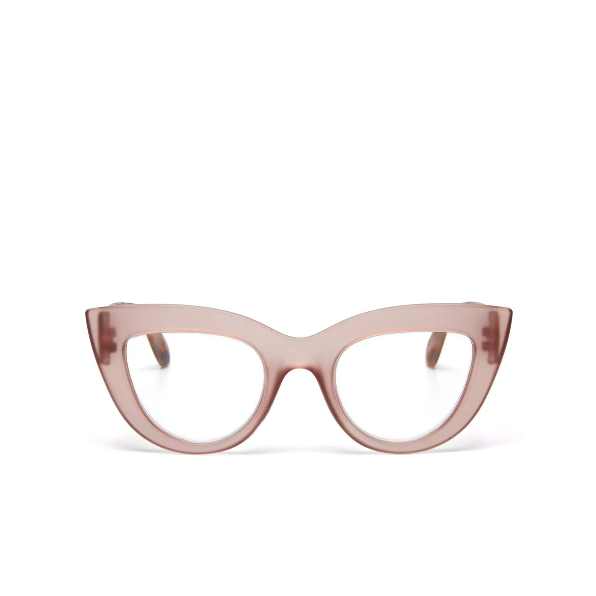 OKKIA Claudia Big Cat Eye Sunglasses - Pink Havana Sunglasses - Zabecca Living
