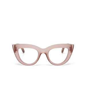 OKKIA Claudia Big Cat Eye Sunglasses - Pink Havana Sunglasses - Zabecca Living