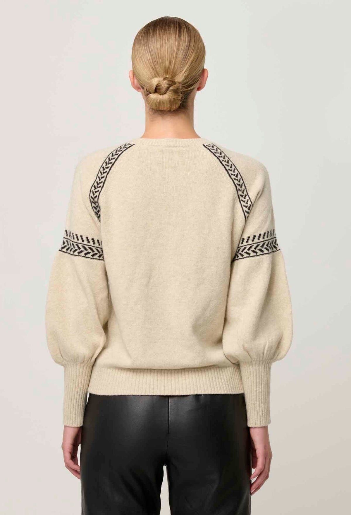 ONCE WAS Luna Merino Wool Knit Top - Blanca Jumpers + Knitwear - Zabecca Living