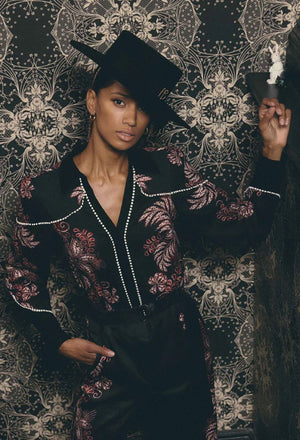 ONCE WAS Marisol Tencel Twill Shirt - Torera Rosa Shirts & Blouses - Zabecca Living