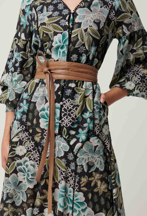 ONCE WAS Milton Leather Belt - Husk BELT - Zabecca Living