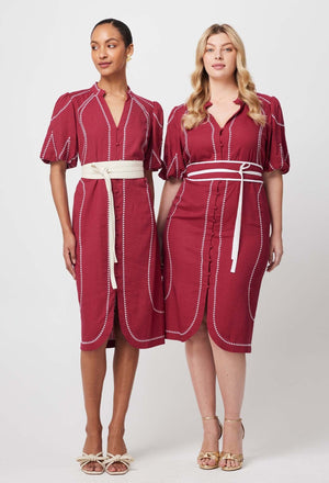 ONCE WAS Milton Leather Belt - Ivory BELT - Zabecca Living