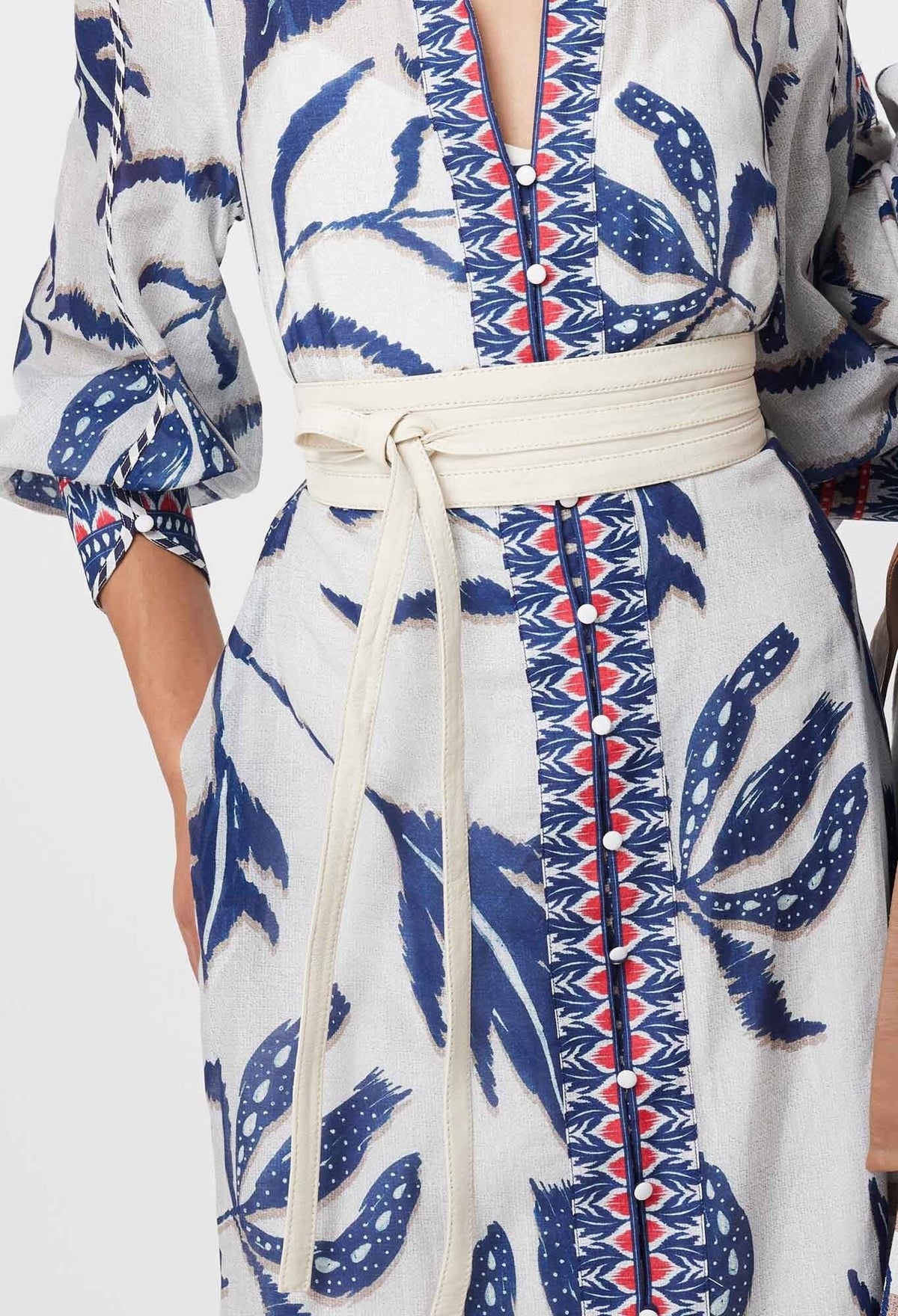 ONCE WAS Milton Leather Belt - Ivory BELT - Zabecca Living