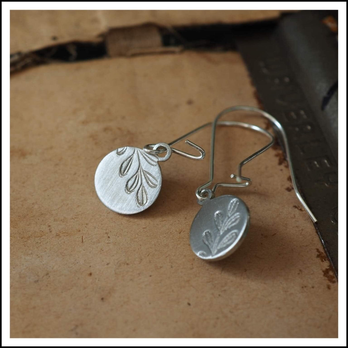 PAIRD Banksia Sprig Kidney Wires Earrings - Zabecca Living