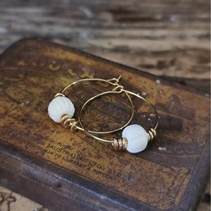PAIRD Duchess Hoop Earrings Earrings - Zabecca Living