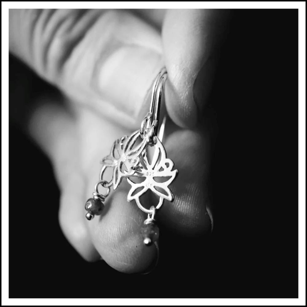 PAIRD Folklore Standard Earwires Earrings - Silver Earrings - Zabecca Living