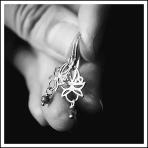 PAIRD Folklore Standard Earwires Earrings - Silver Earrings - Zabecca Living