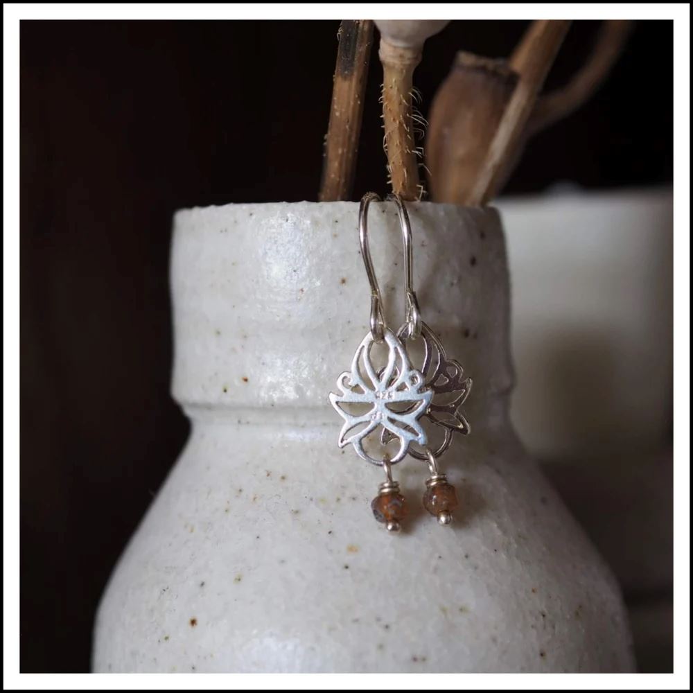 PAIRD Folklore Standard Earwires Earrings - Silver Earrings - Zabecca Living