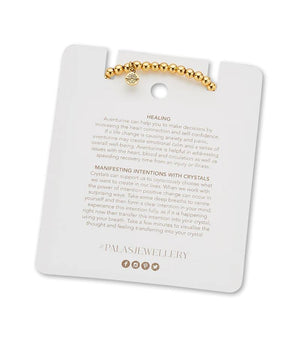 PALAS Crystal Quartz Lotus Purity Bracelet BRACELET - Zabecca Living