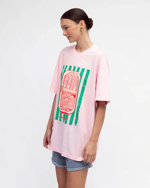 PAPER HEART Sardines Tee - Pink Tee - Zabecca Living