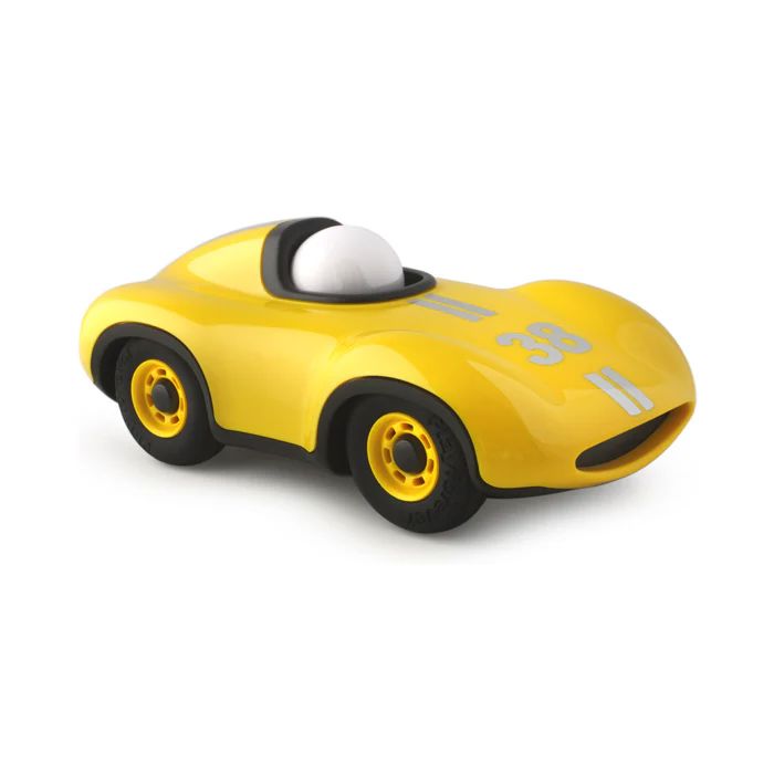 PLAYFOREVER MIni Yellow Car Childrens Toy - Zabecca Living