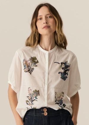 POL Botanist Shirt - Botanist Print Shirts & Blouses - Zabecca Living