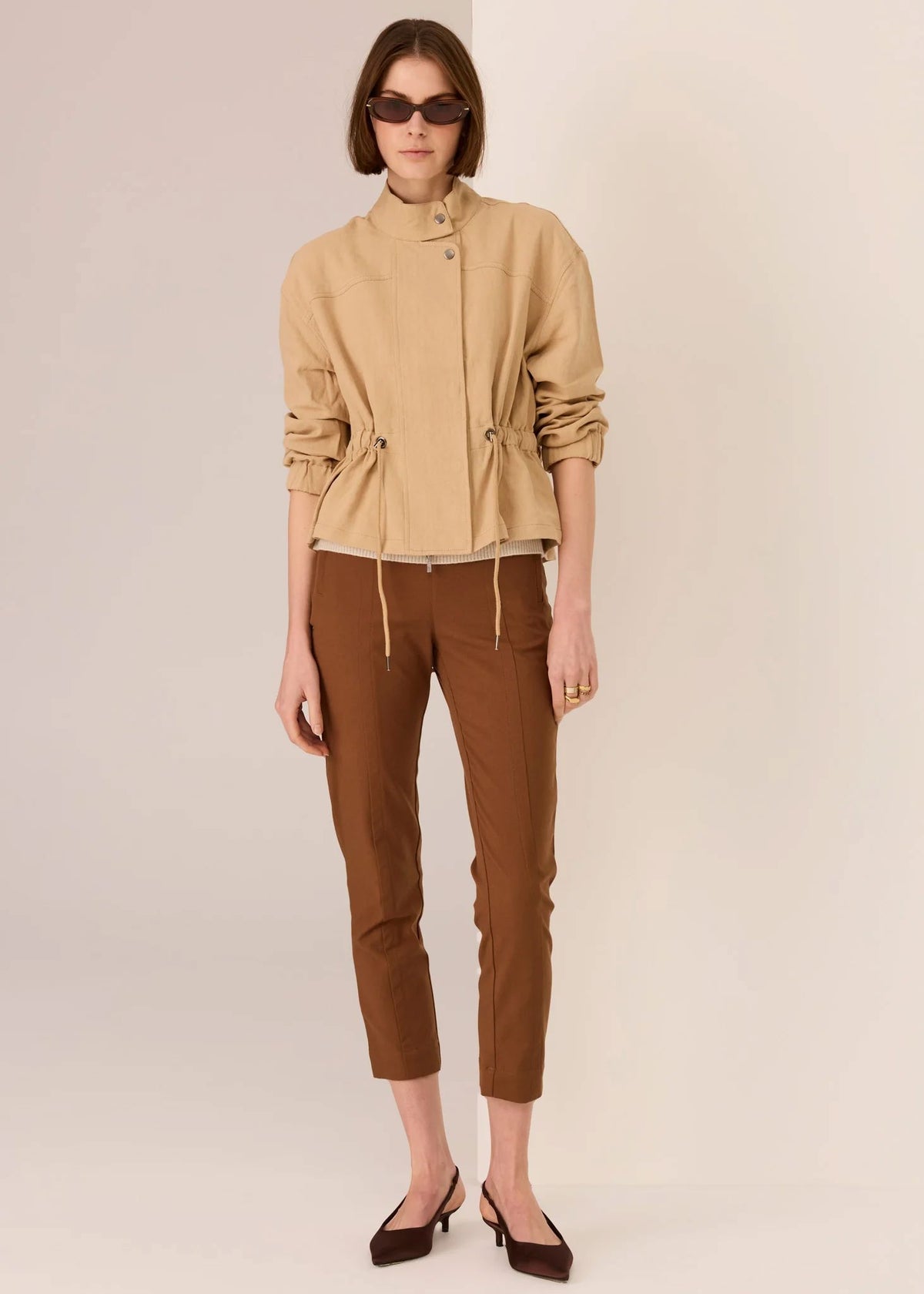 POL Bronel Jacket - Pebble Jacket - Zabecca Living