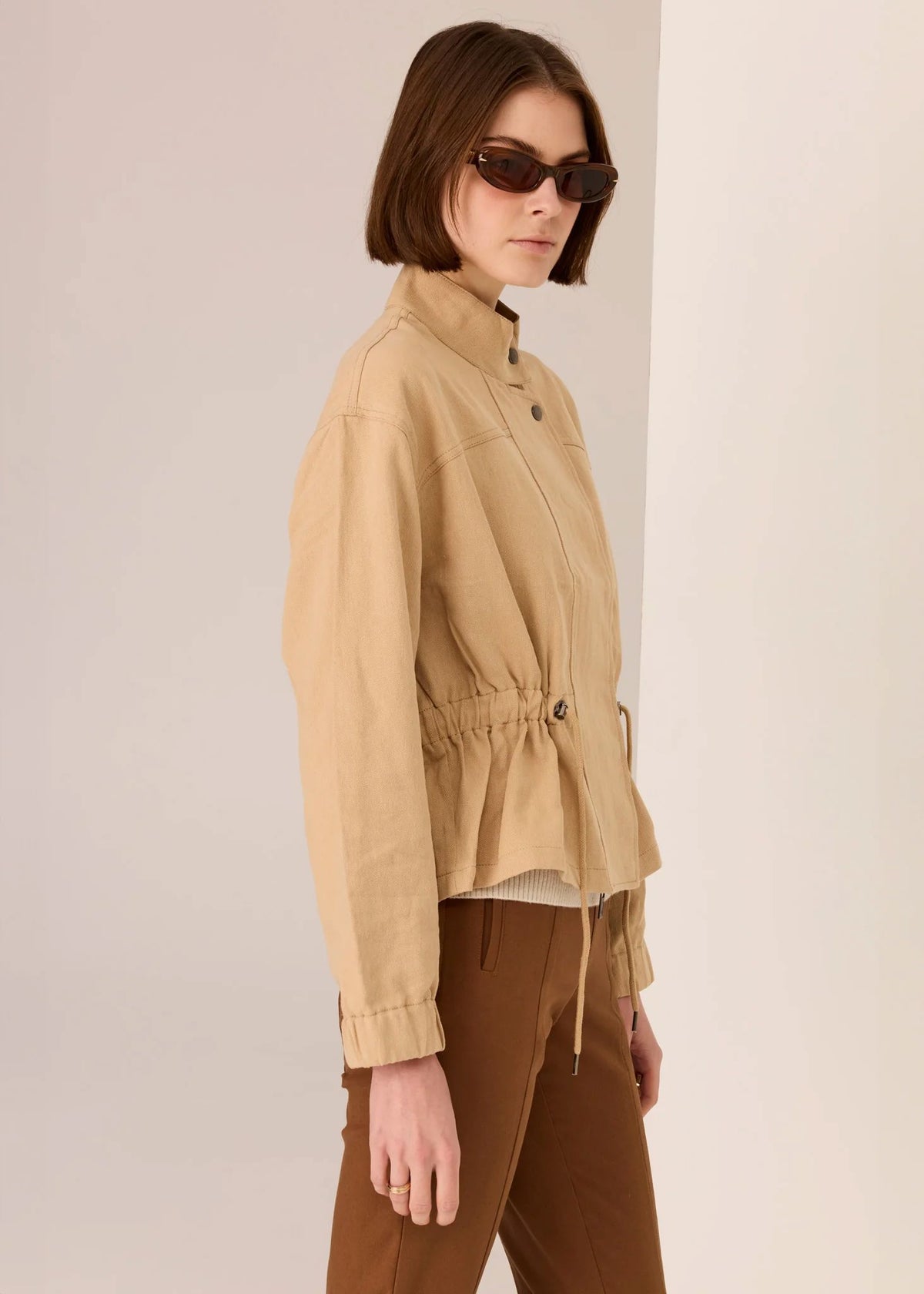 POL Bronel Jacket - Pebble Jacket - Zabecca Living