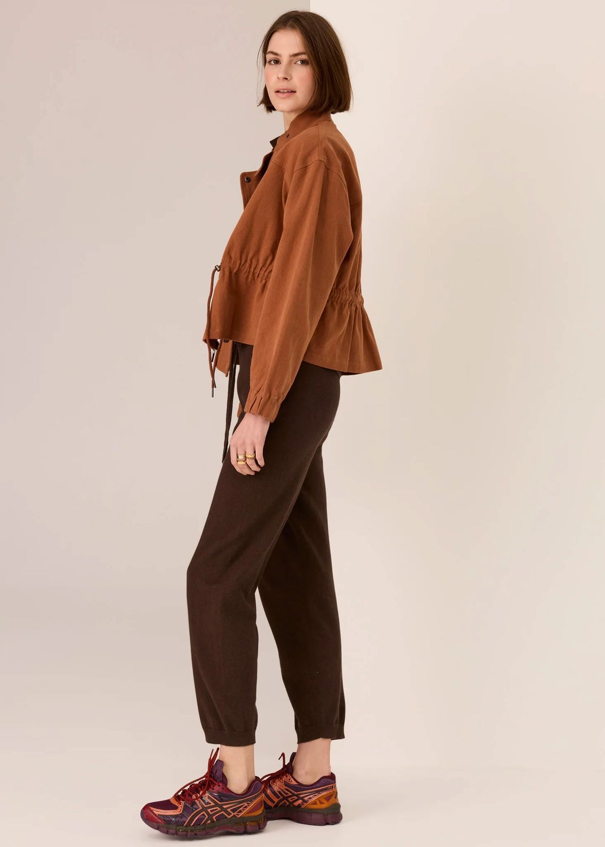POL Bronel Jacket - Toffee Jacket - Zabecca Living