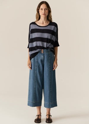 POL Carsen Crop Denim Pant - Light Wash PANTS - Zabecca Living