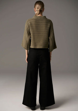 POL Daily Boxy Knit - Light Khaki Jumpers + Knitwear - Zabecca Living