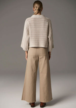 POL Daily Boxy Knit - Natural Jumpers + Knitwear - Zabecca Living